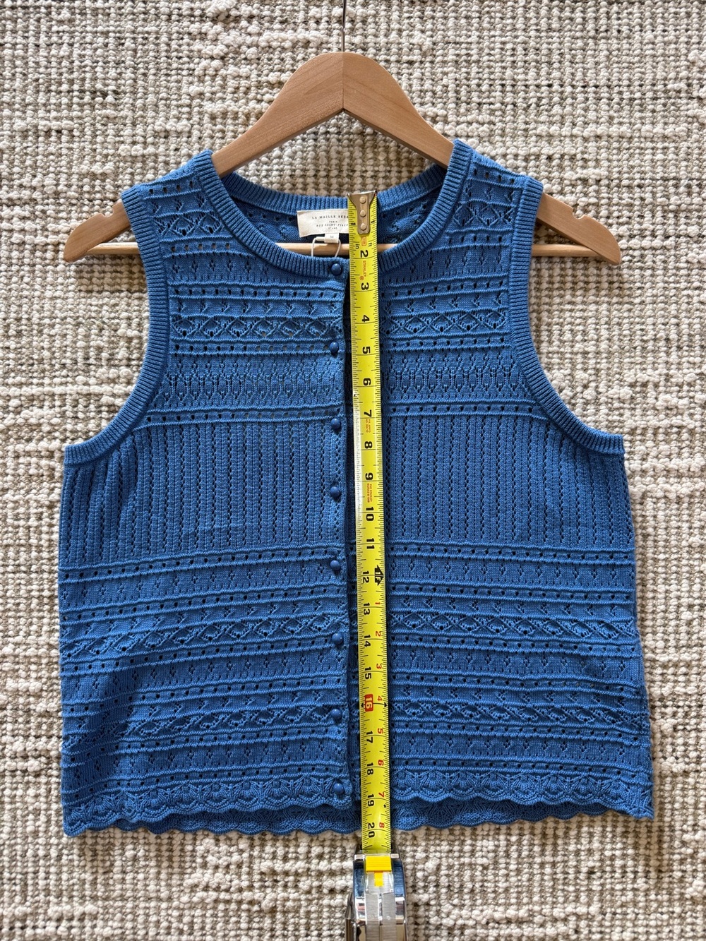 Sezane Davy Cardigan Blue - Size M - Picture 8 of 8